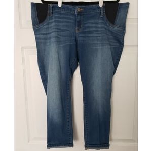 Isabel Maternity Skinny Crop Jeans